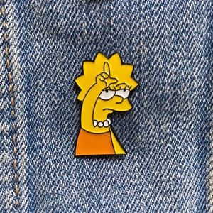 🎉 New Lisa Simpson Loser Enamel Pin